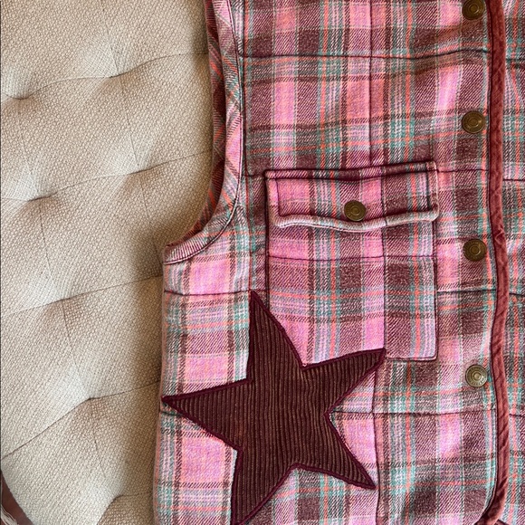 We the Free Starry Plaid Vest XS - Picture 5 of 7